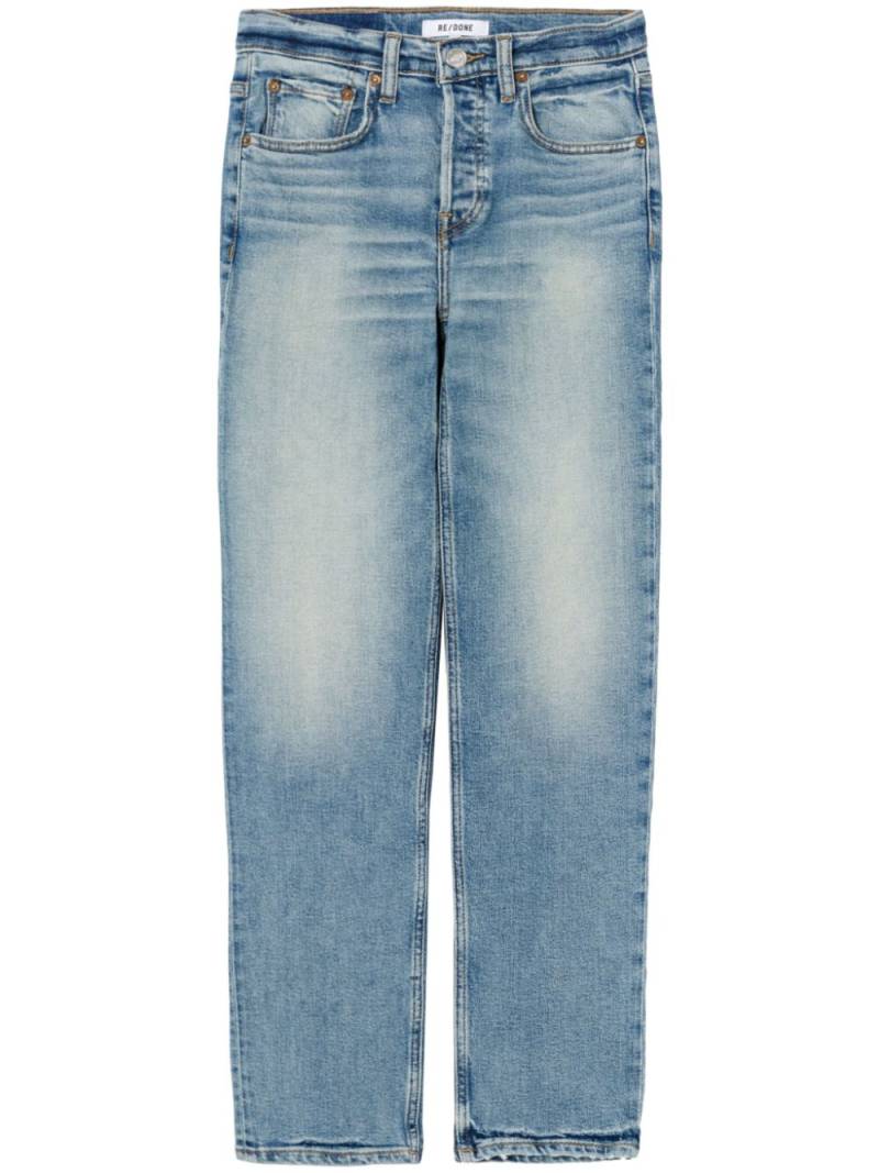 RE/DONE mid-rise straight-leg jeans - Blue von RE/DONE