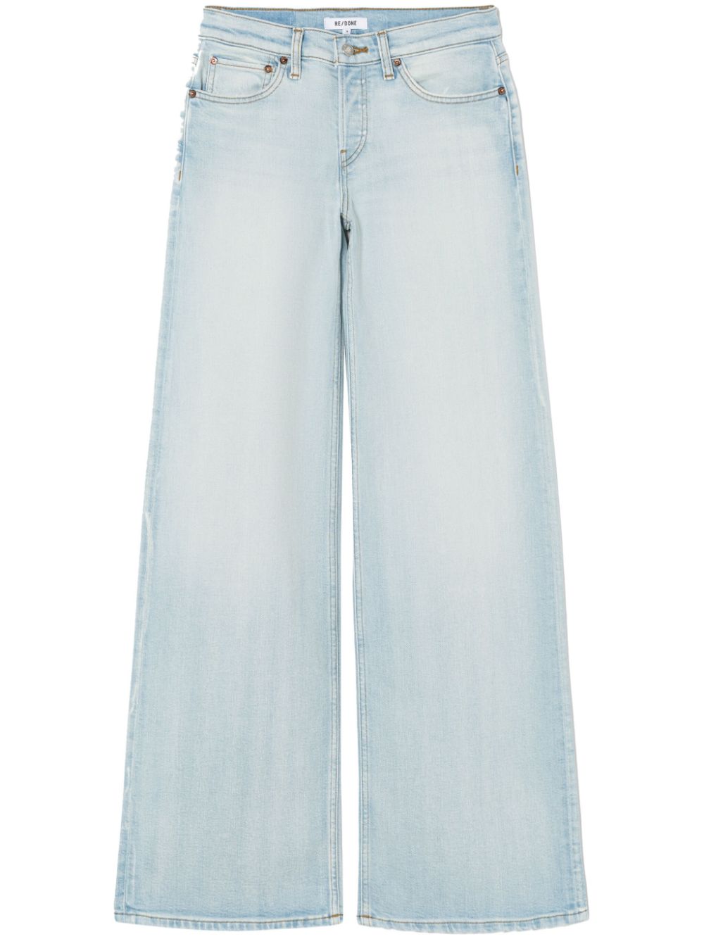 RE/DONE mid-rise wide jeans - Blue von RE/DONE
