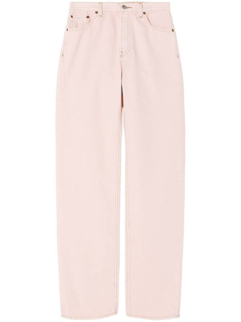 RE/DONE mid-rise wide-leg jeans - Pink von RE/DONE