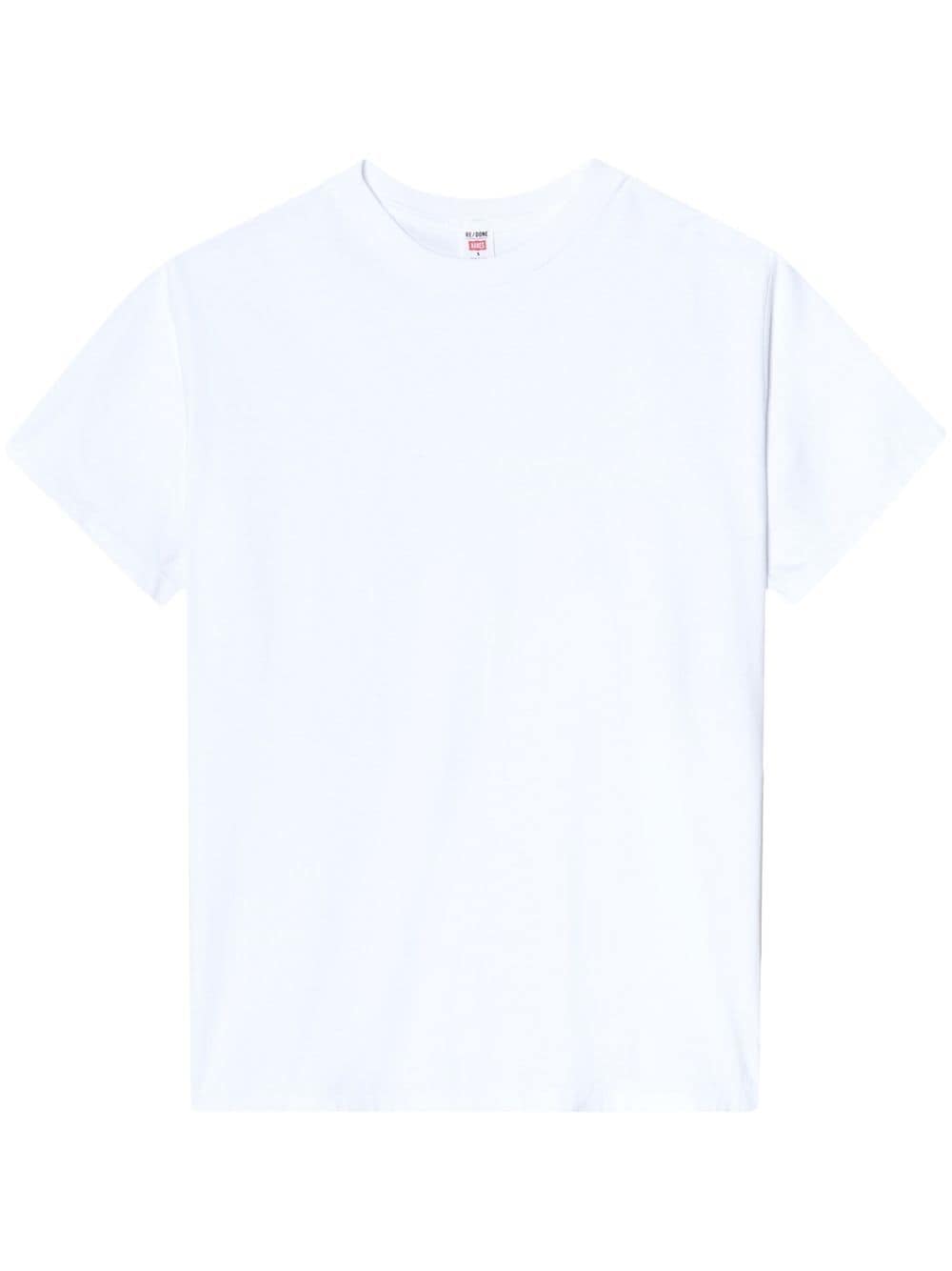 RE/DONE round-neck short-sleeved T-shirt - White von RE/DONE