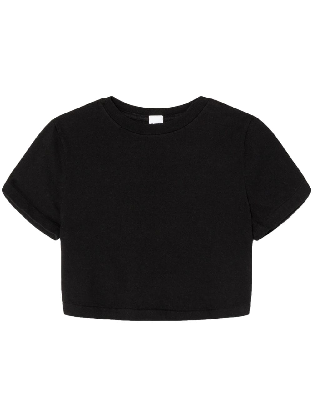 RE/DONE short-sleeve cropped T-shirt - Black von RE/DONE