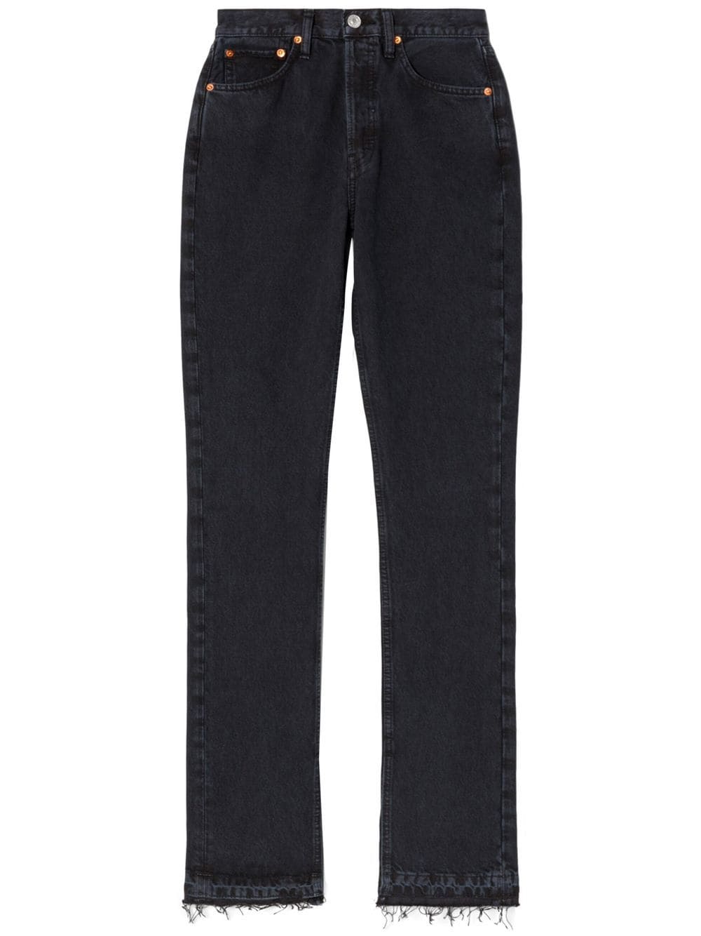 RE/DONE skinny-cut boot trousers - Black von RE/DONE
