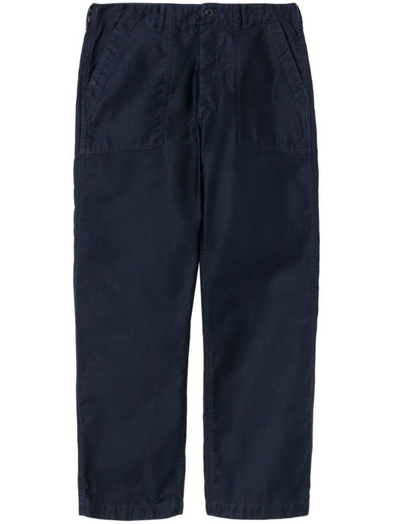 RE/DONE straight-leg utility trousers - Blue von RE/DONE