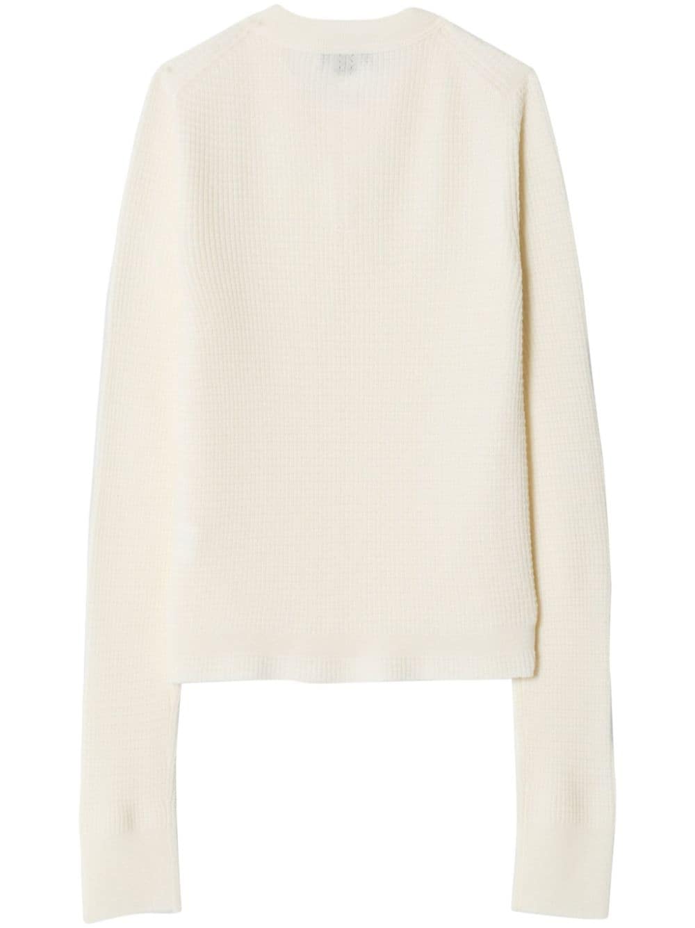 RE/DONE waffle-knit crew-neck jumper - White von RE/DONE