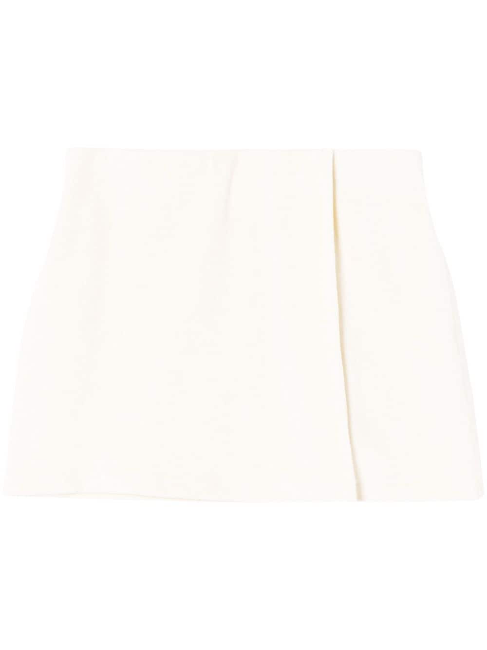 RE/DONE wrap terry-cloth skirt - Neutrals von RE/DONE