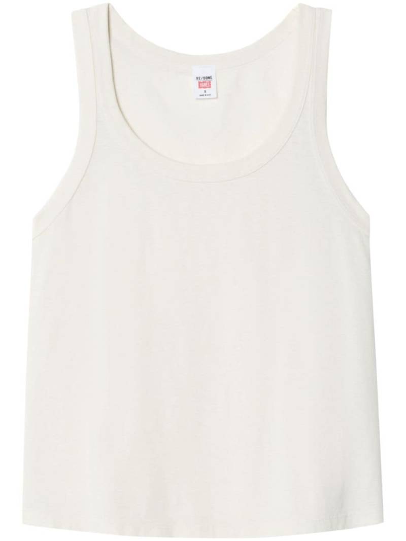 RE/DONE x Hanes Boy tank top - Neutrals von RE/DONE