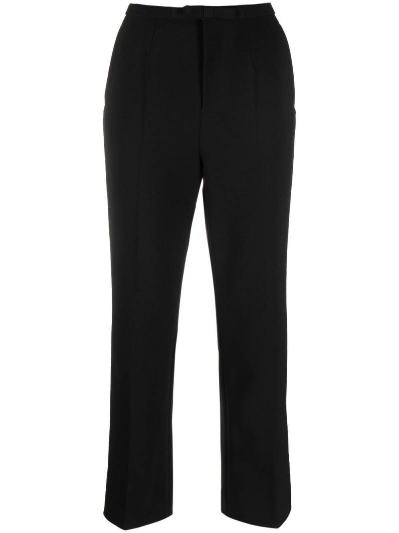 RED Valentino cropped straight-leg trousers - Black von RED Valentino