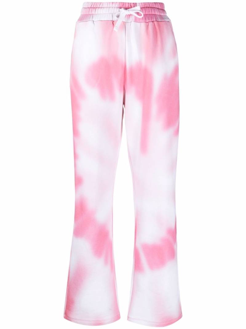 RED Valentino tie-dye print track pants - Pink von RED Valentino