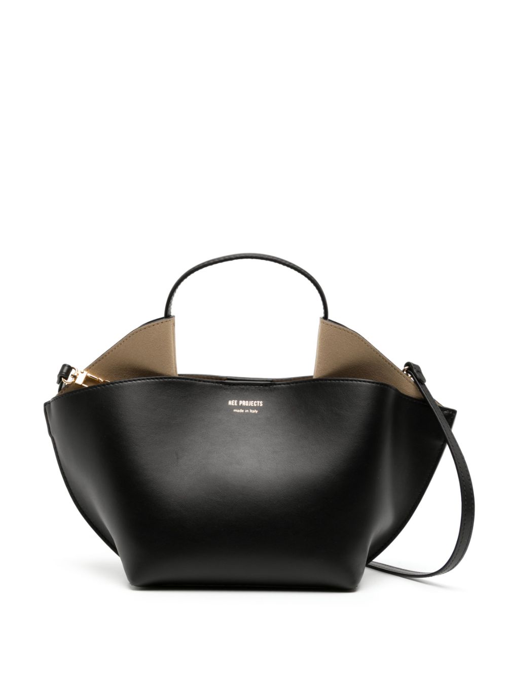 REE PROJECTS mini Ann leather tote bag - Black von REE PROJECTS