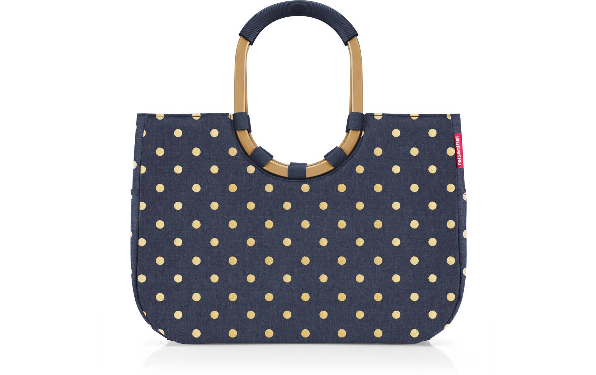 REISENTHEL® Einkaufskorb »Loopshopper L frame Metallic Dots Blue« von REISENTHEL®