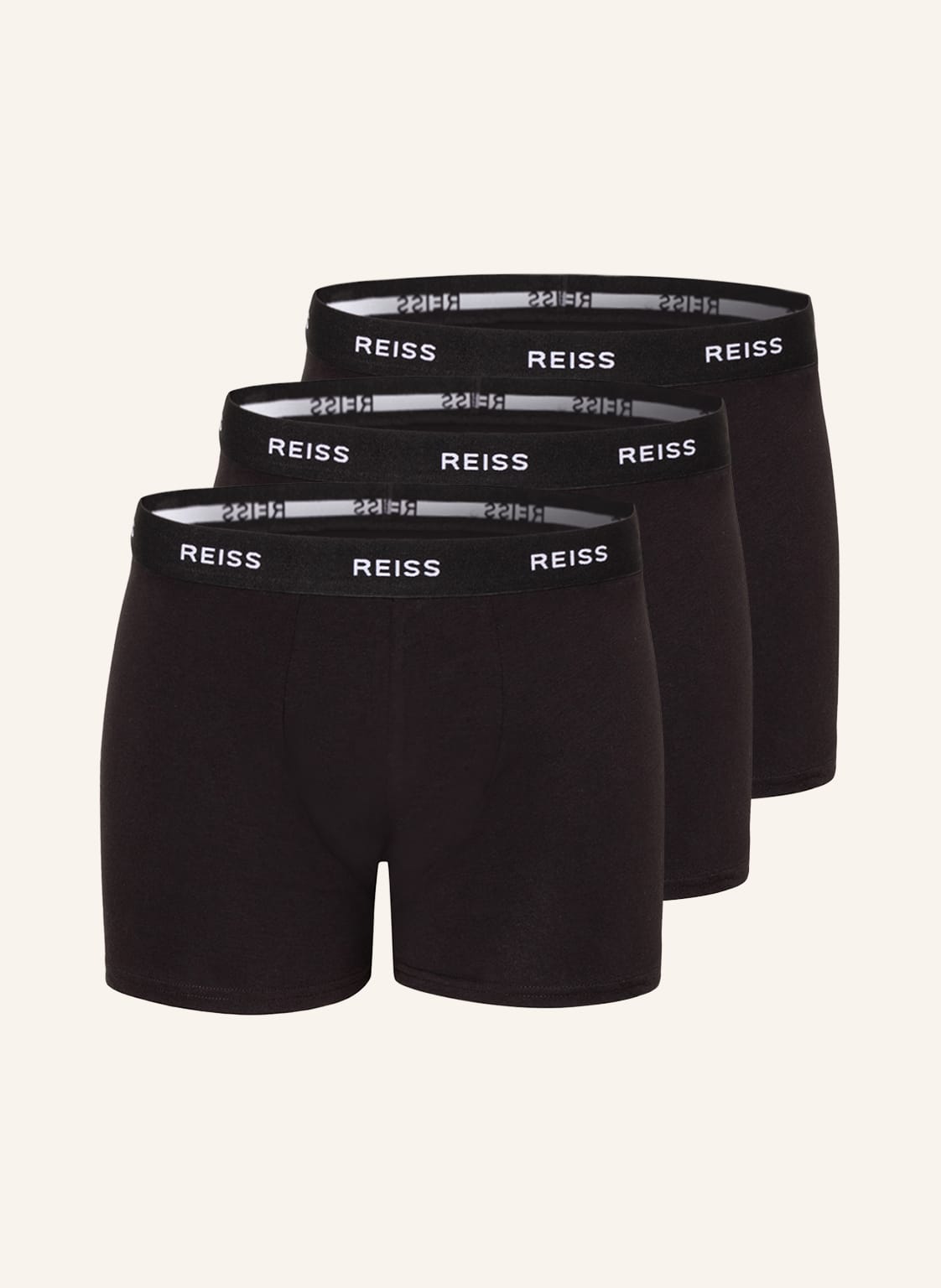 Reiss 3er-Pack Boxershorts Heller schwarz von REISS