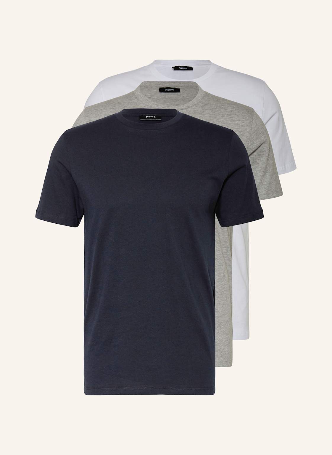 Reiss 3er-Pack T-Shirts blau von REISS