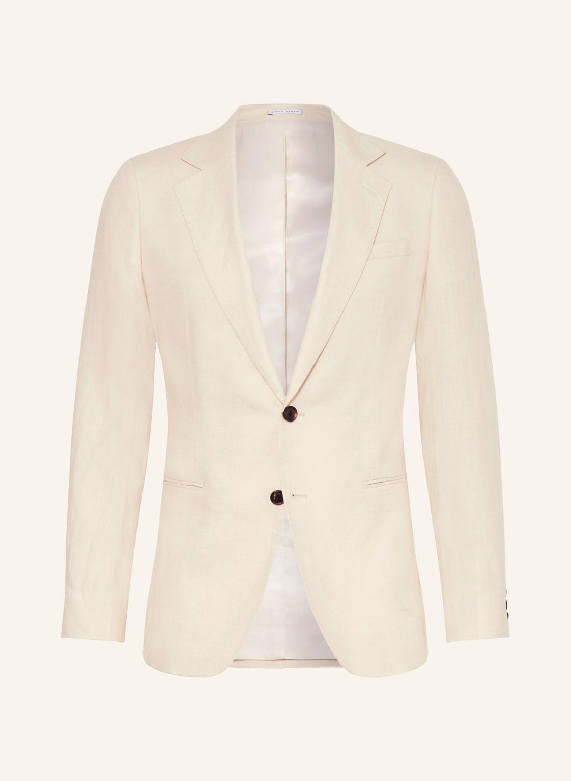 Reiss Anzugsakko Kin Slim Fit Aus Leinen beige Reiss Anzugsakko Kin Slim Fit Aus Leinen beige von REISS