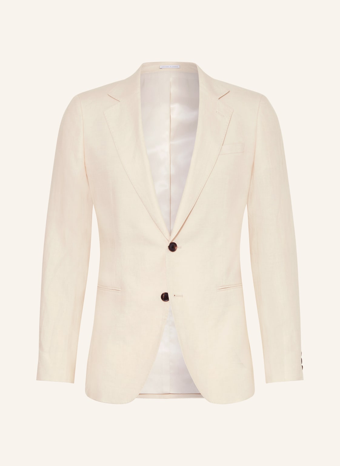 Reiss Anzugsakko Kin Slim Fit Aus Leinen beige von REISS