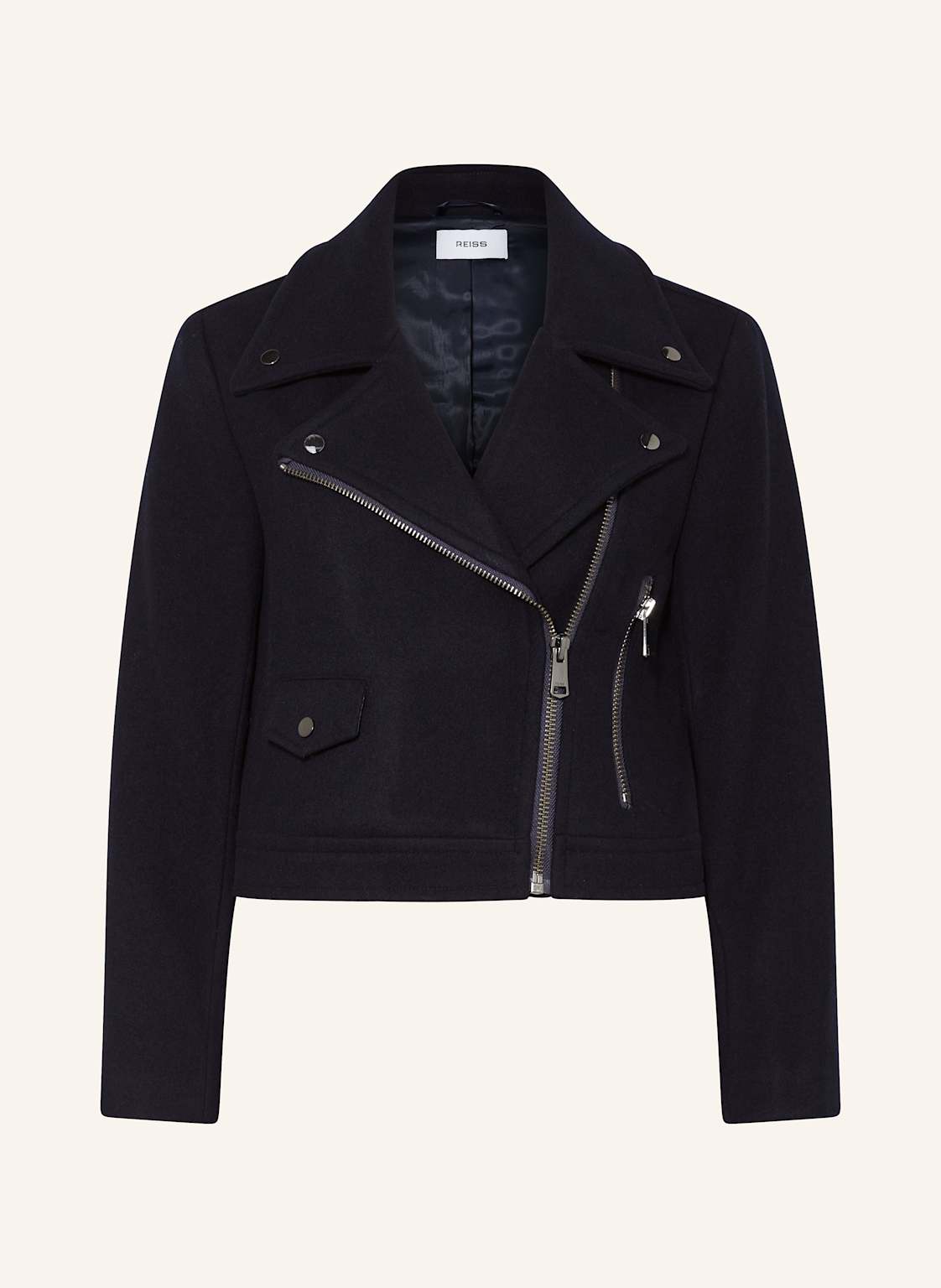 Reiss Biker-Jacke blau von REISS