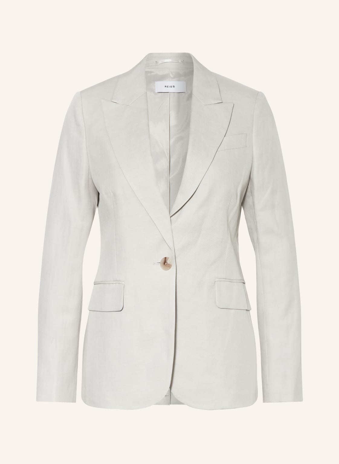 Reiss Blazer Farrah Mit Leinen grau von REISS