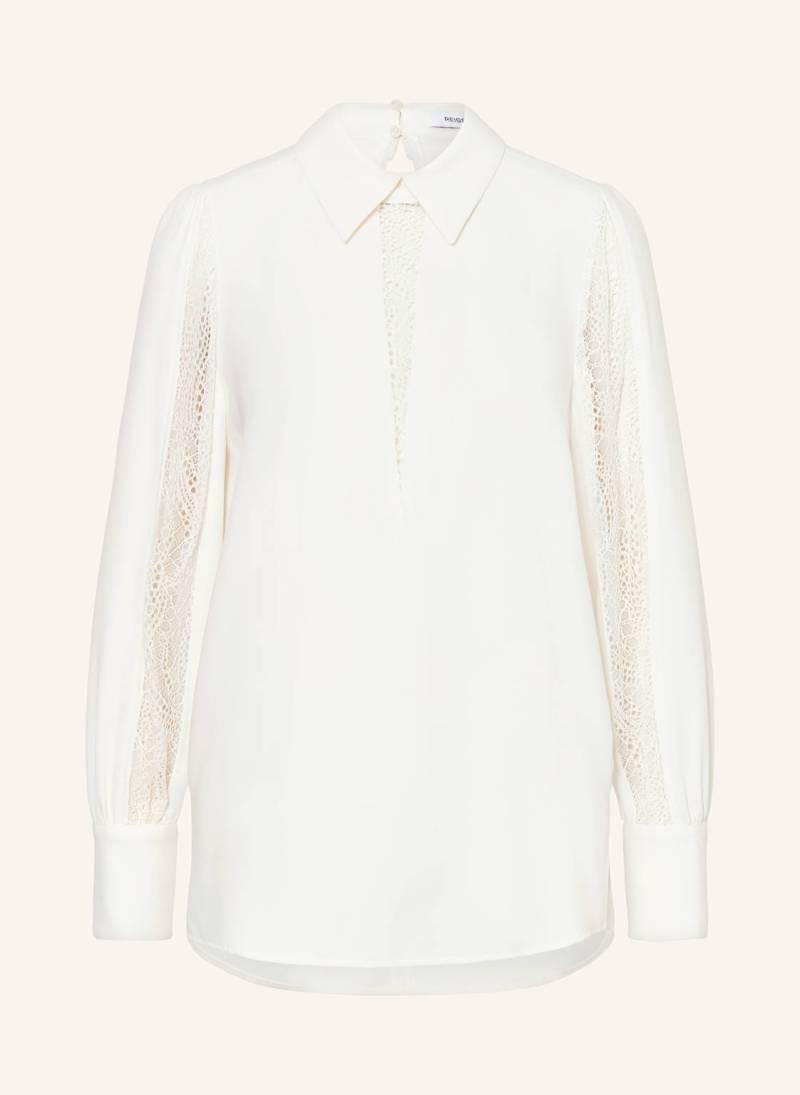 Reiss Blusenshirt Renata Mit Lochspitze weiss von REISS