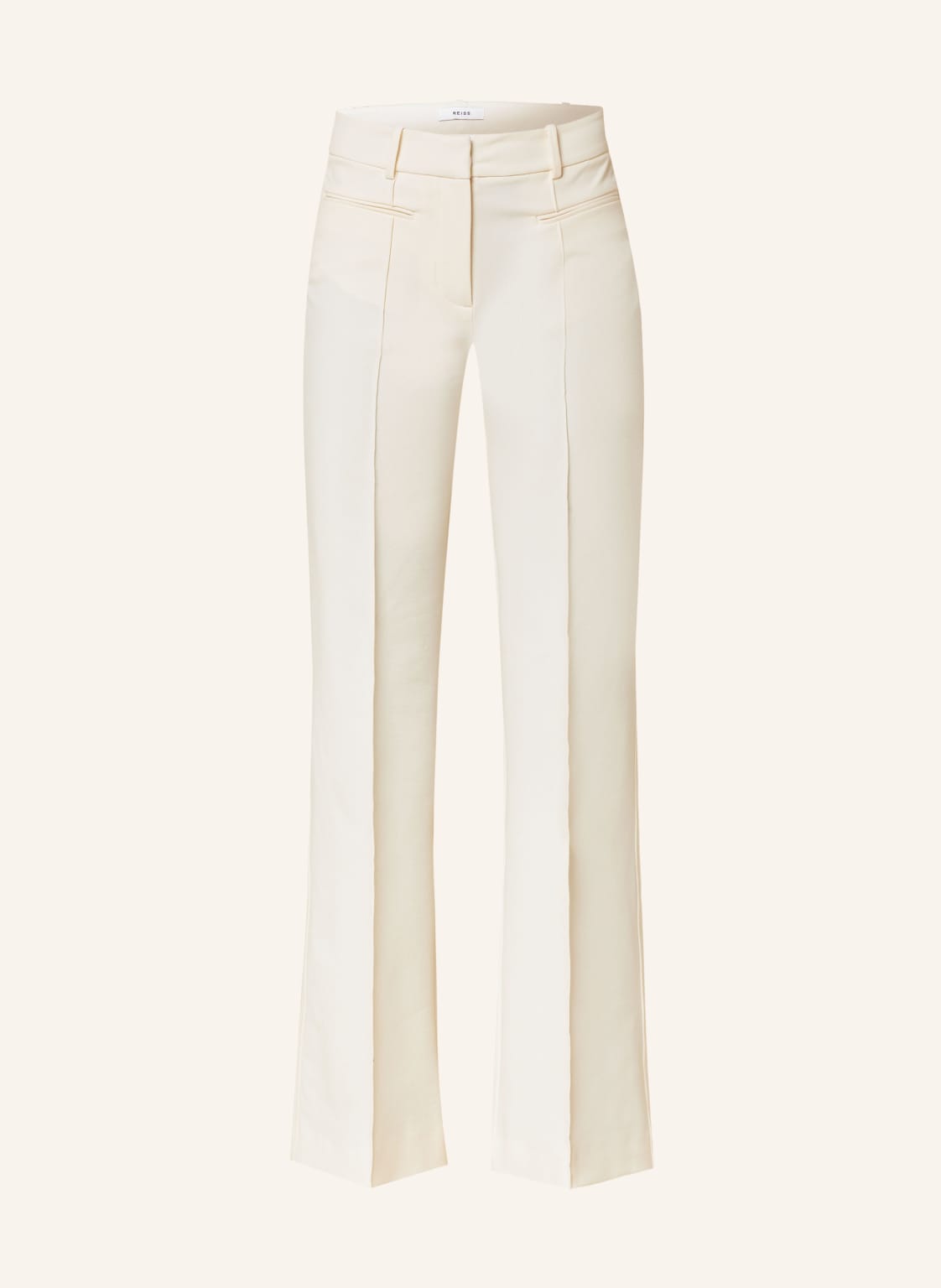 Reiss Bootcut-Hose Claude beige von REISS