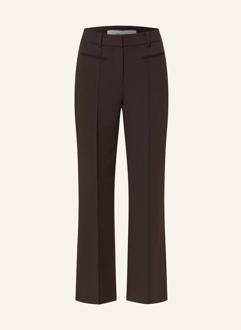 Reiss Bootcut-Hose Claude braun von REISS