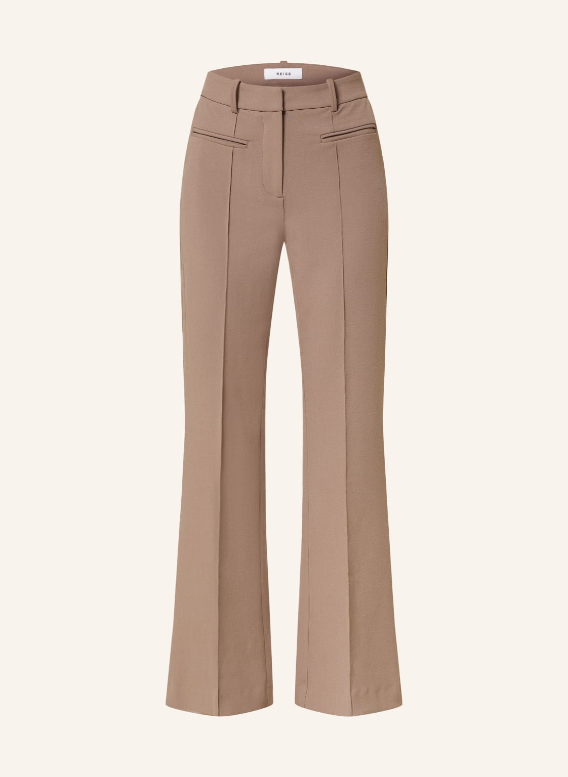 Reiss Bootcut-Hose Claude rosa von REISS