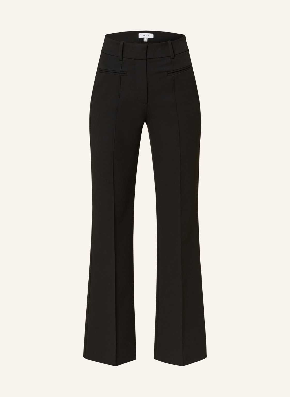 Reiss Bootcut-Hose Claude schwarz von REISS