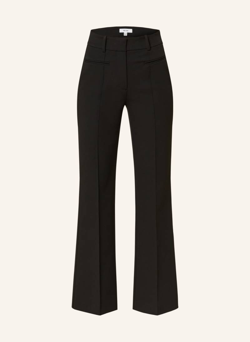 Reiss Bootcut-Hose Claude schwarz von REISS