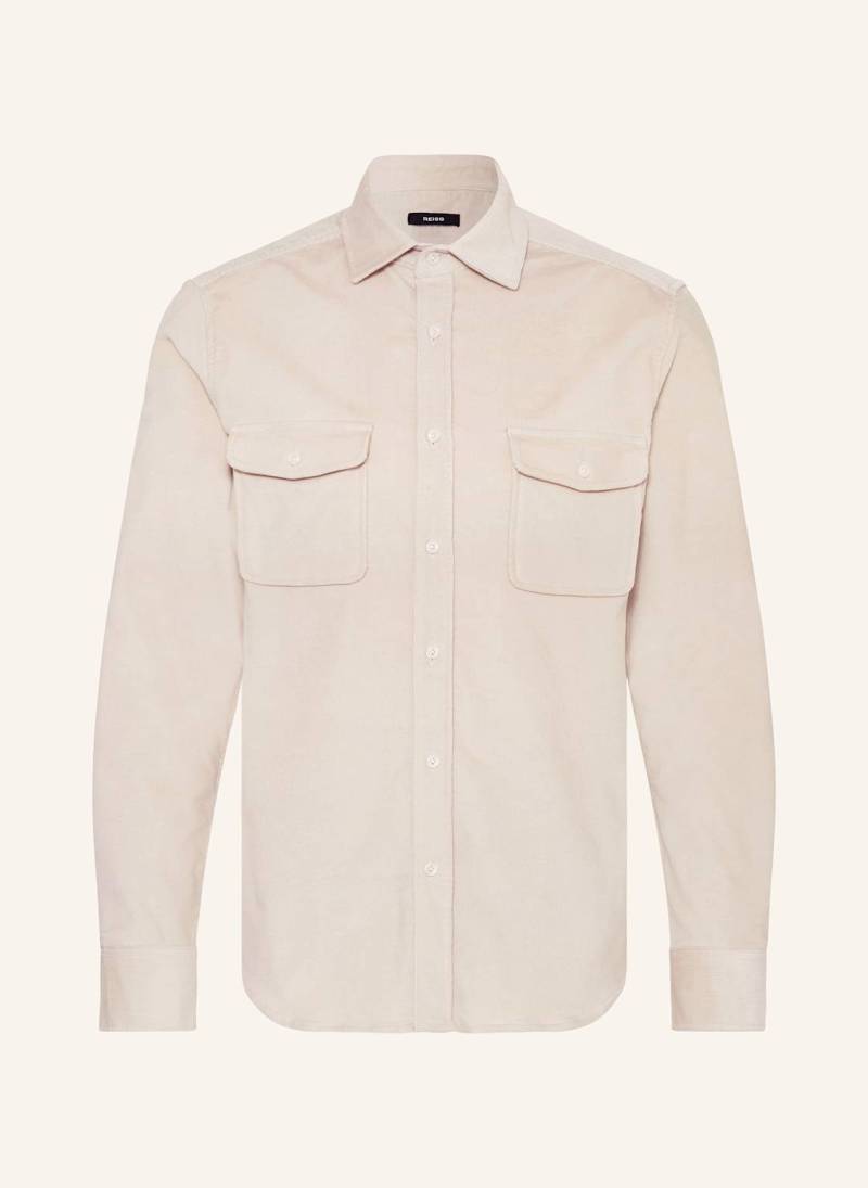 Reiss Cord-Overshirt Tucci beige von REISS