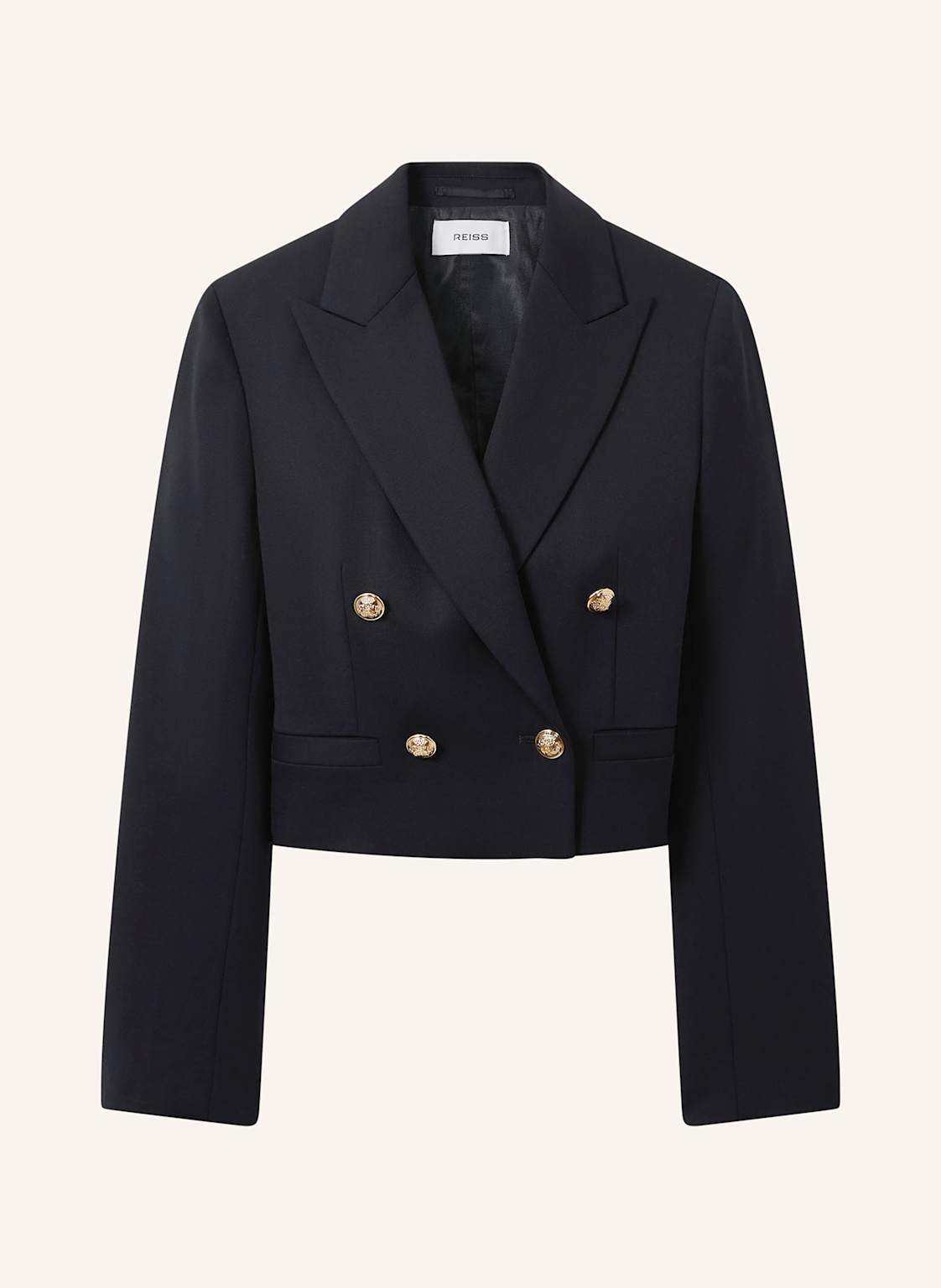 Reiss Cropped-Blazer blau von REISS