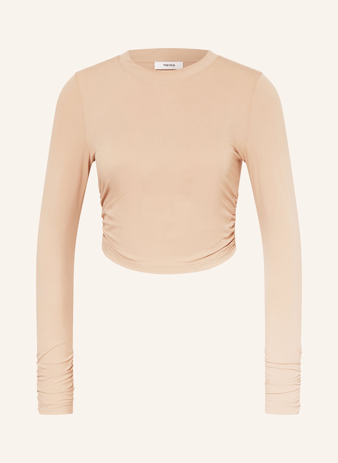 Reiss Cropped-Longsleeve beige Reiss Cropped-Longsleeve beige von REISS