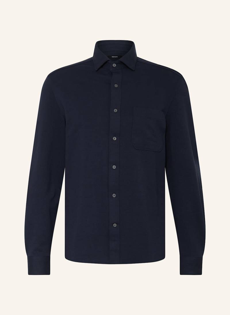 Reiss Overshirt Kappo Regular Fit blau von REISS