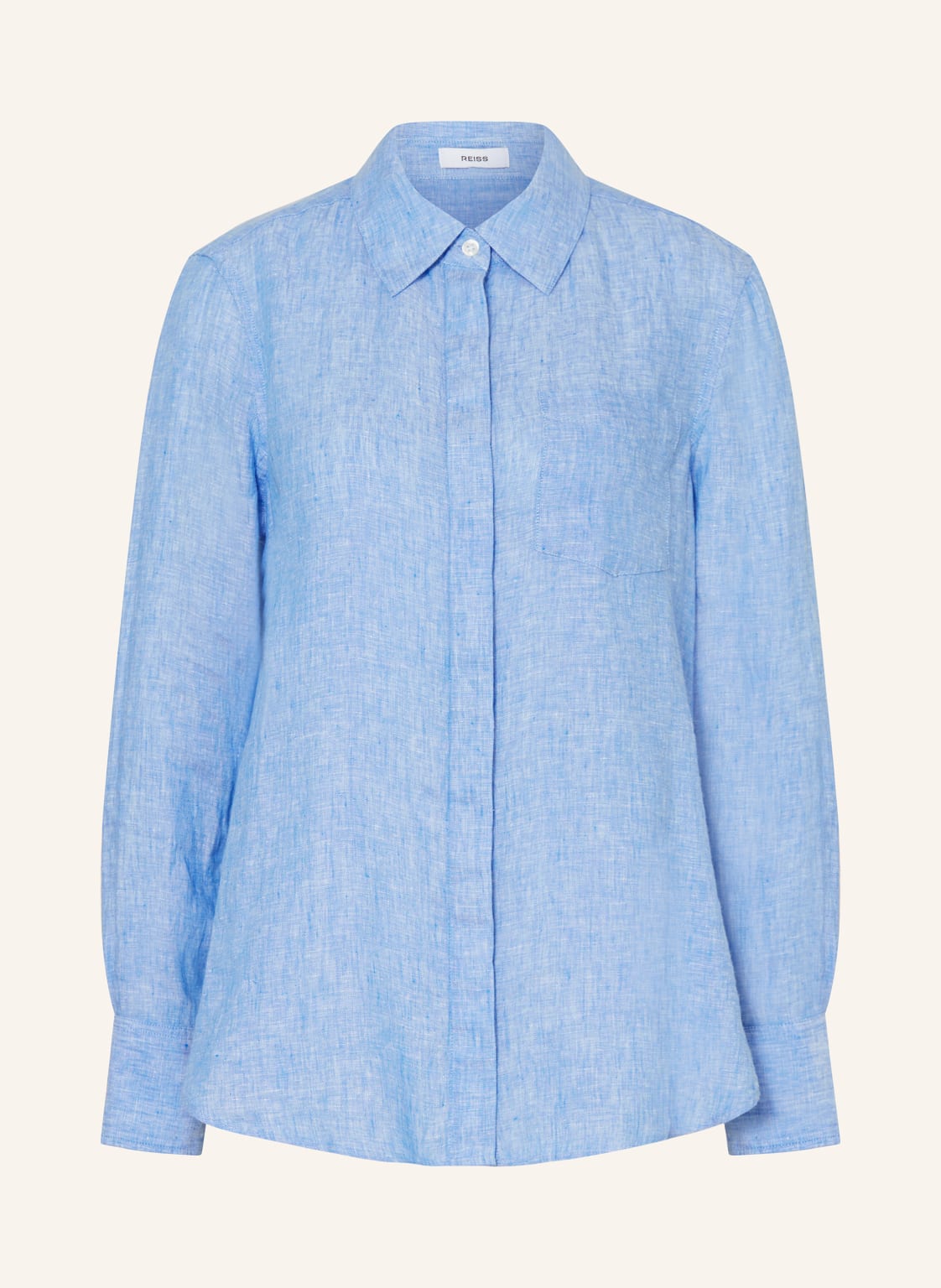 Reiss Hemdbluse Belle Aus Leinen blau Reiss Hemdbluse Belle Aus Leinen blau von REISS