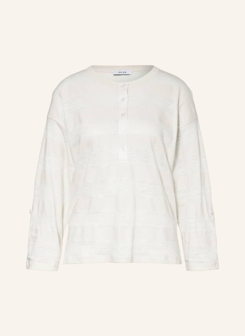 Reiss Henley-Shirt Olivia Mit Leinen beige von REISS