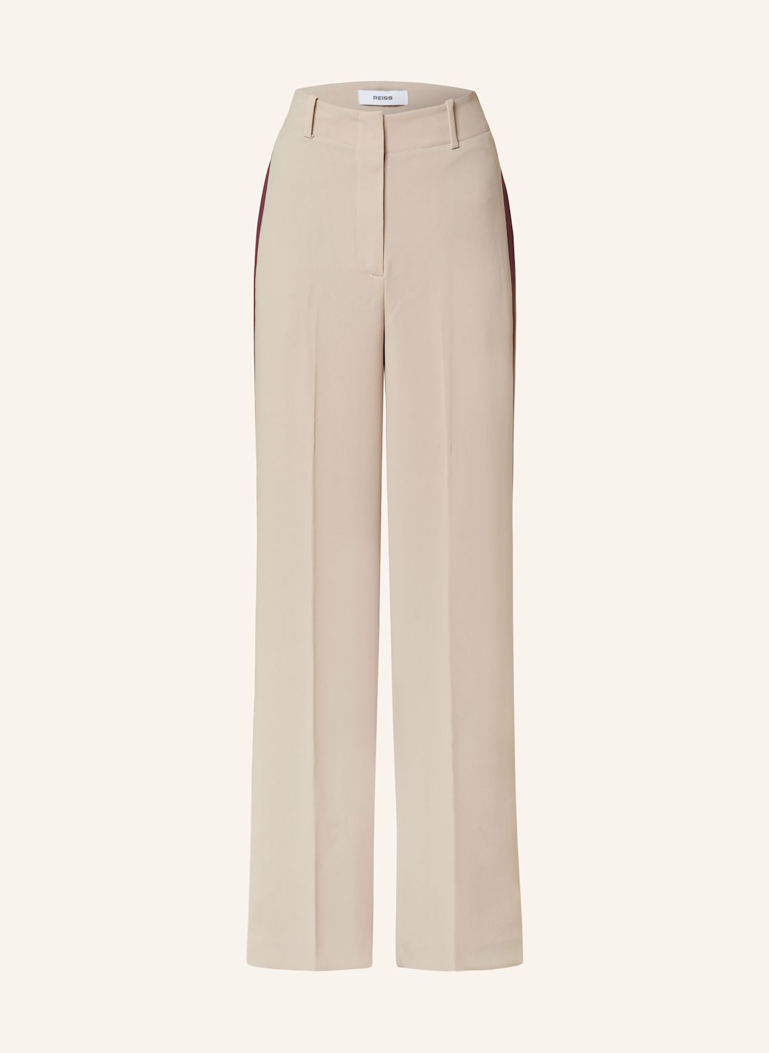 Reiss Hose Mit Galonstreifen beige von REISS