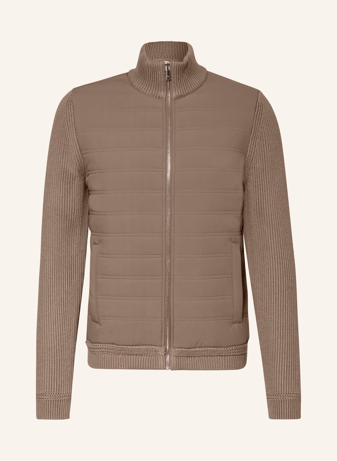 Reiss Jacke Southend Im Materialmix braun von REISS