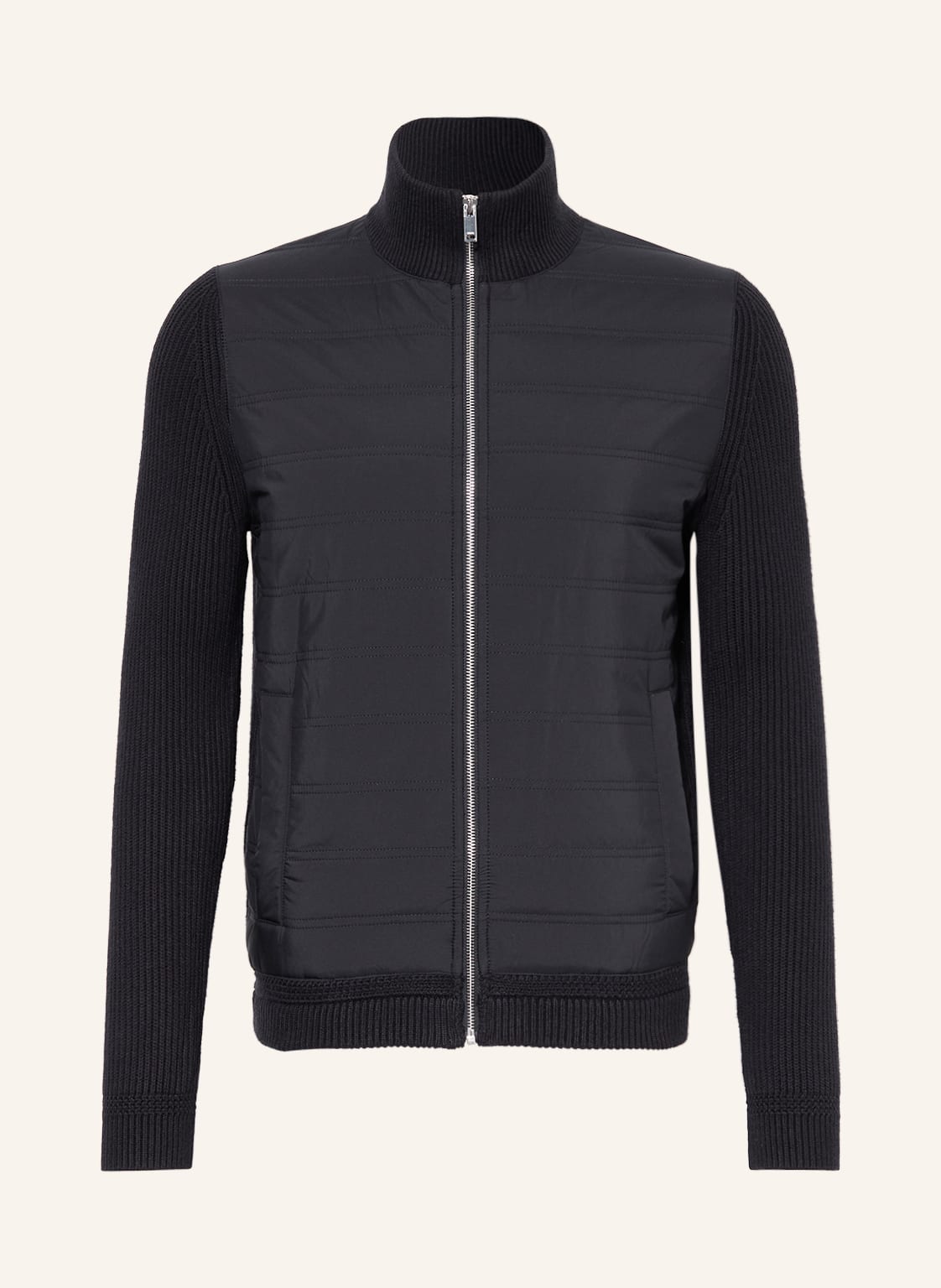 Reiss Jacke Trainer Im Materialmix blau Reiss Jacke Trainer Im Materialmix blau von REISS