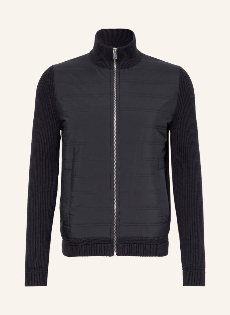 Reiss Jacke Trainer Im Materialmix blau von REISS