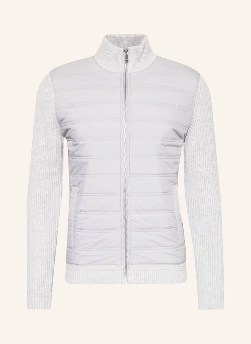 Reiss Jacke Trainer Im Materialmix grau von REISS