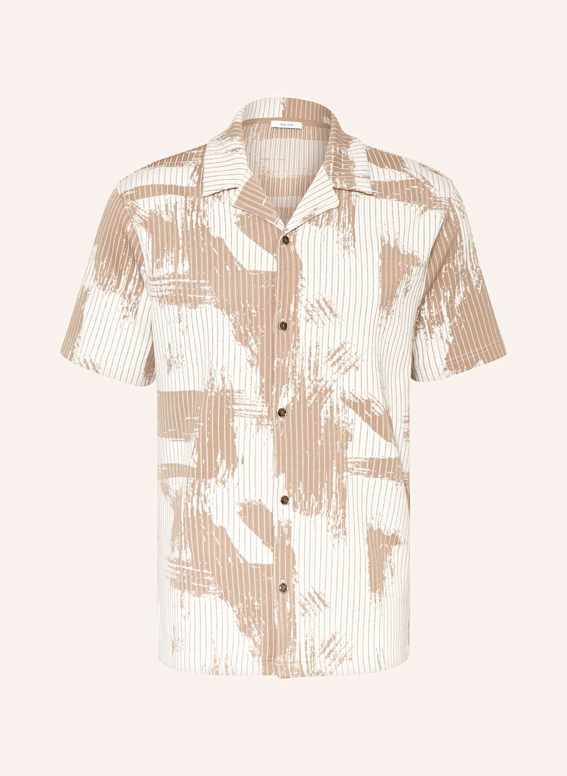 Reiss Resorthemd Viceroy Regular Fit Aus Jersey beige Reiss Resorthemd Viceroy Regular Fit Aus Jersey beige von REISS