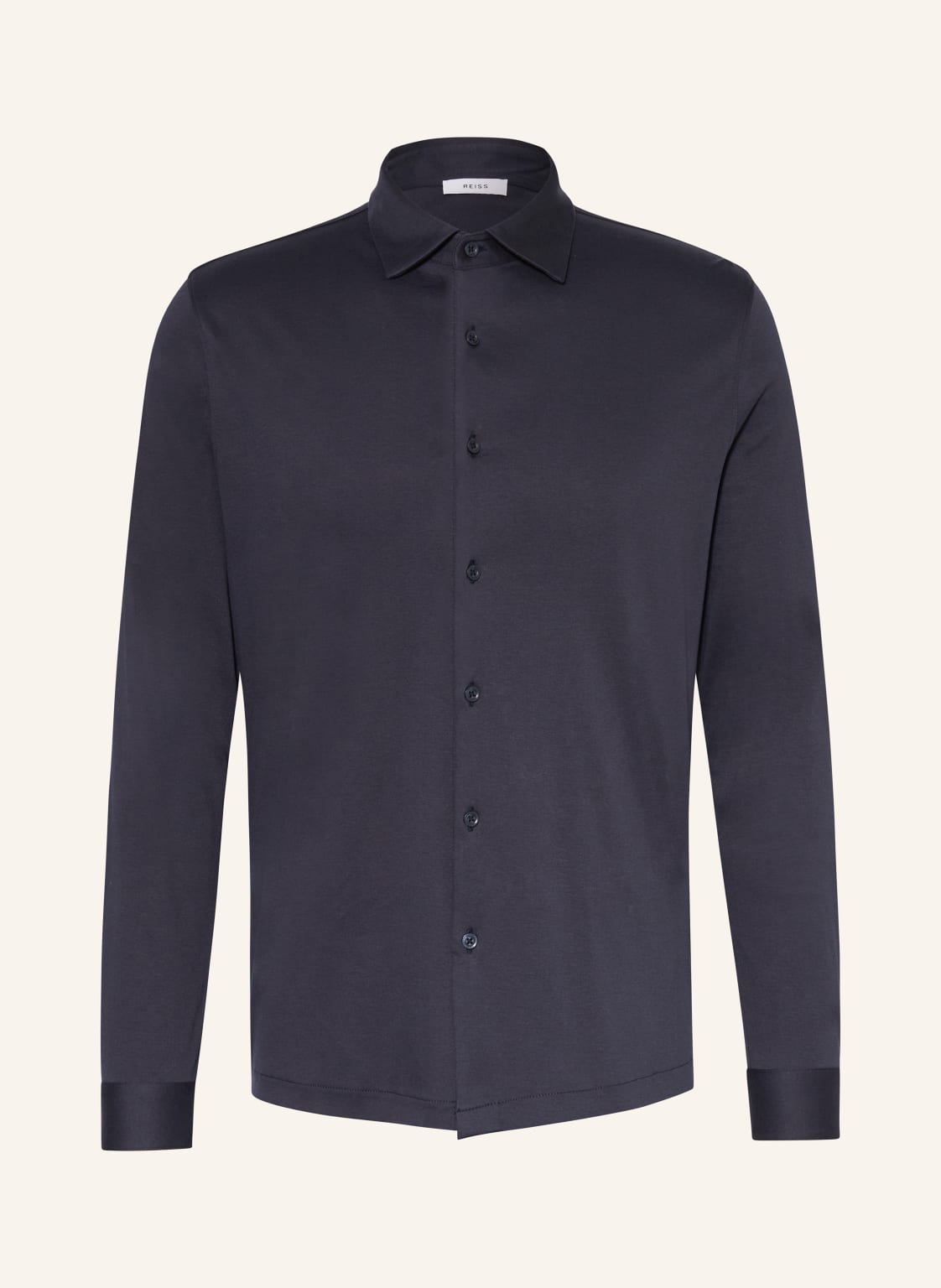 Reiss Jerseyhemd Viscount Regular Fit blau von REISS