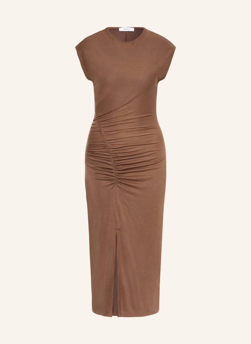 Reiss Jerseykleid Lenara braun von REISS