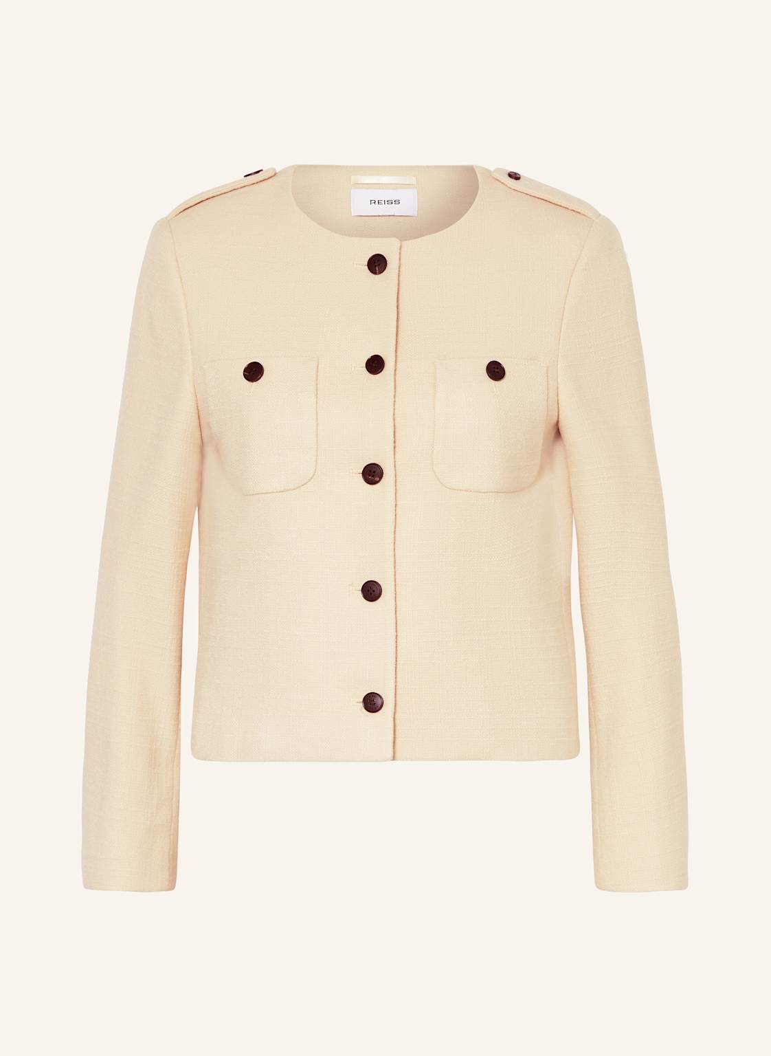 Reiss Kastenjacke beige Reiss Kastenjacke beige von REISS
