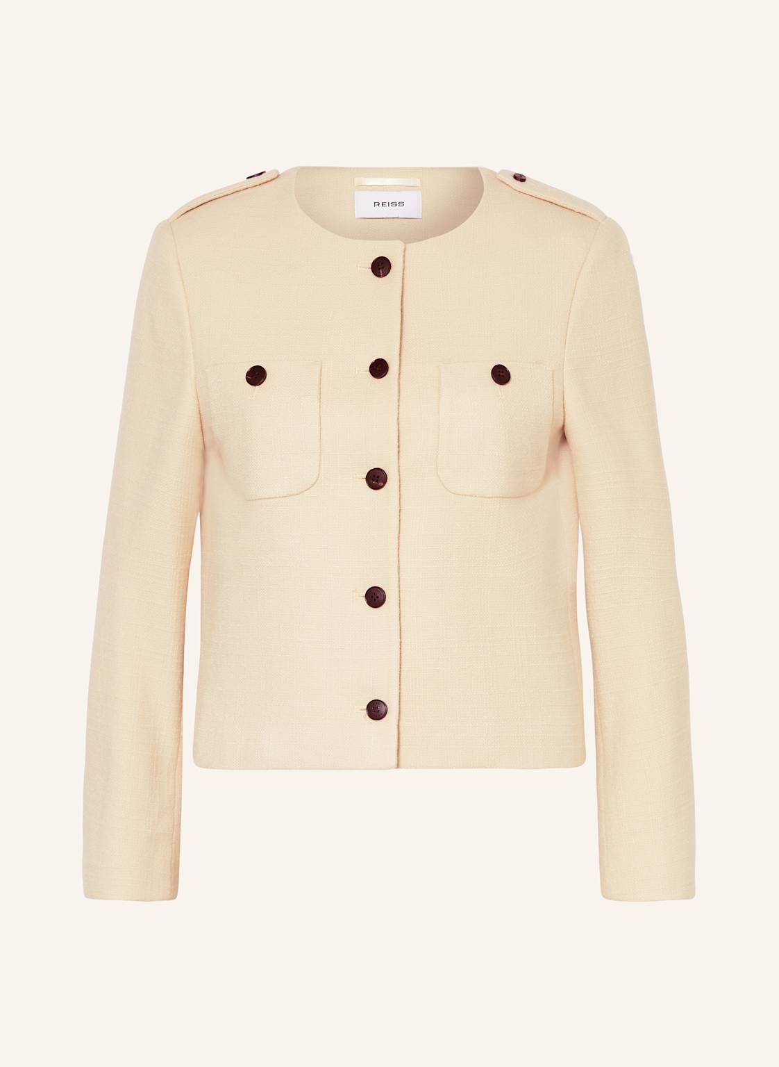 Reiss Kastenjacke beige von REISS