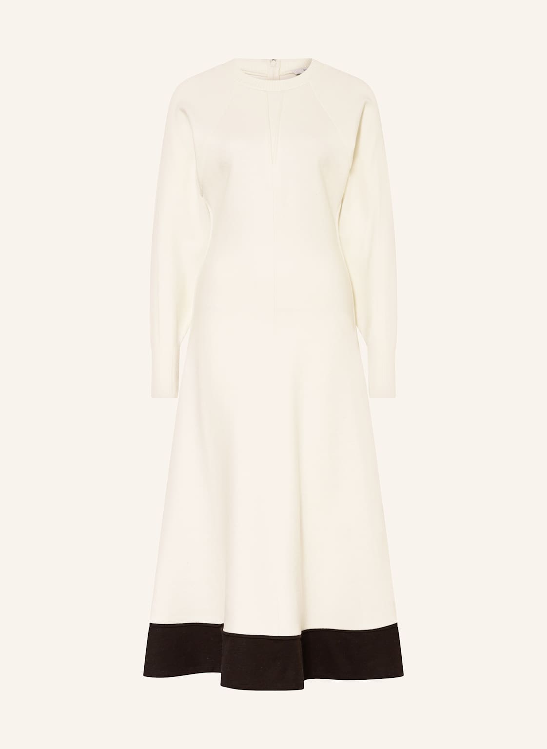 Reiss Kleid Im Materialmix beige Reiss Kleid Im Materialmix beige von REISS