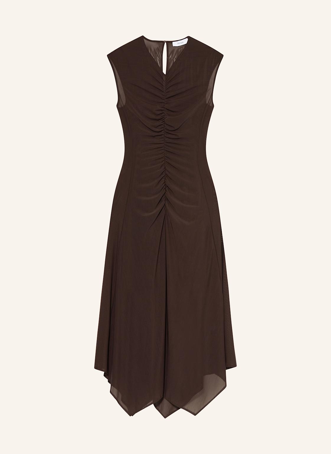 Reiss Mesh-Kleid Lyra braun von REISS