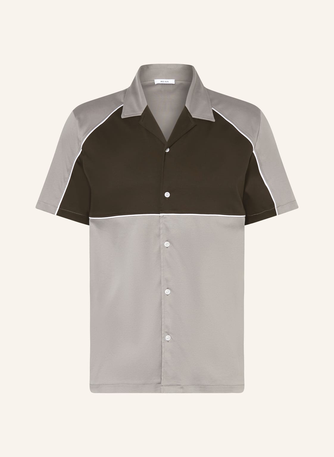 Reiss Resorthemd Gino Regular Fit Aus Jersey gruen Reiss Resorthemd Gino Regular Fit Aus Jersey gruen von REISS
