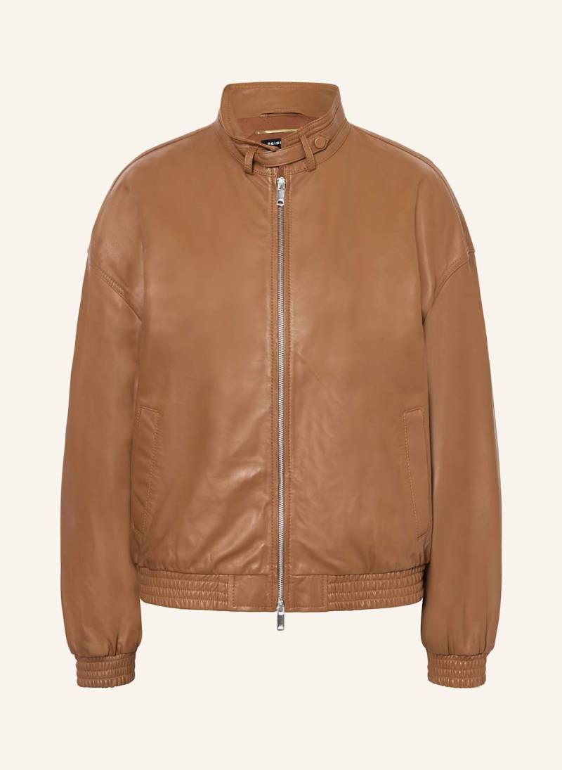 Reiss Lederblouson Dru braun Reiss Lederblouson Dru braun von REISS