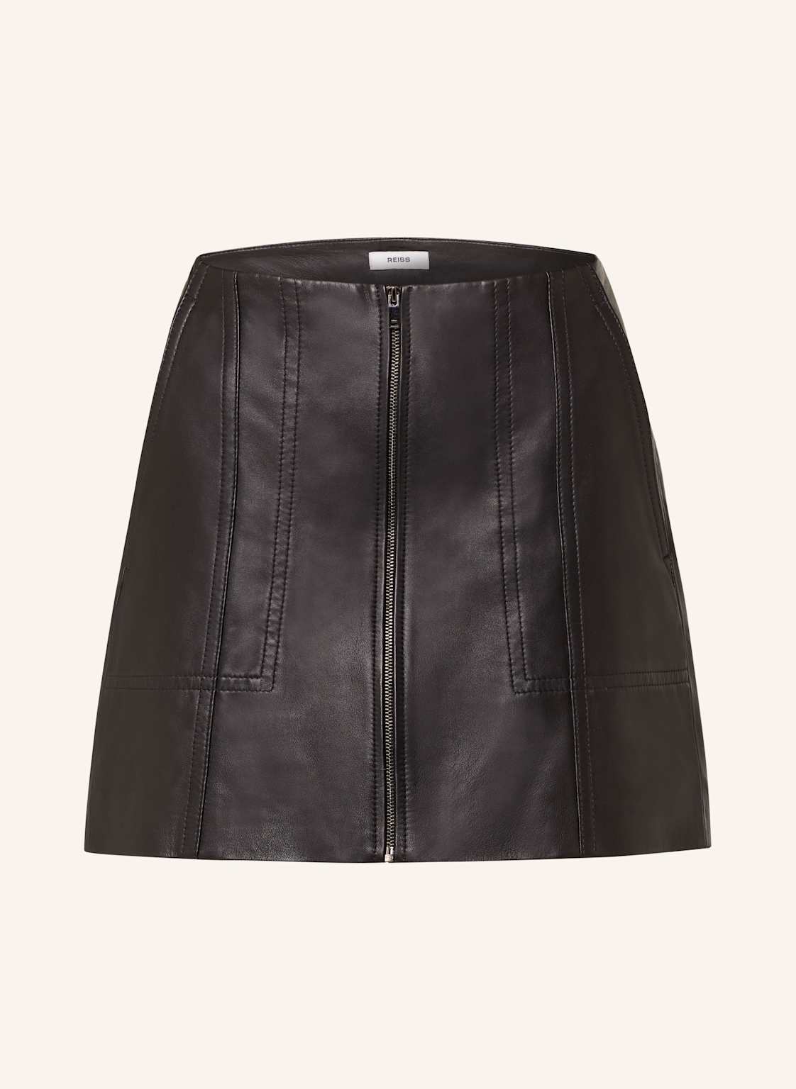 Reiss Lederrock schwarz Reiss Lederrock schwarz von REISS