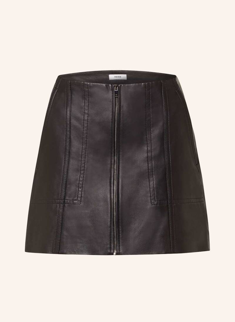 Reiss Lederrock schwarz Reiss Lederrock schwarz von REISS
