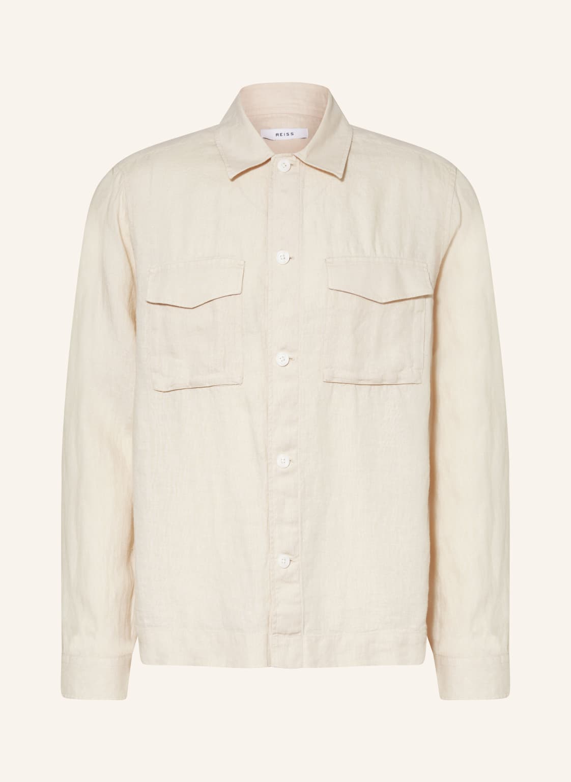 Reiss Leinen-Overjacket Viera beige Reiss Leinen-Overjacket Viera beige von REISS