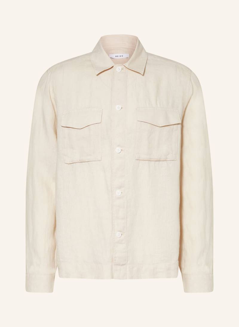 Reiss Leinen-Overjacket Viera beige von REISS